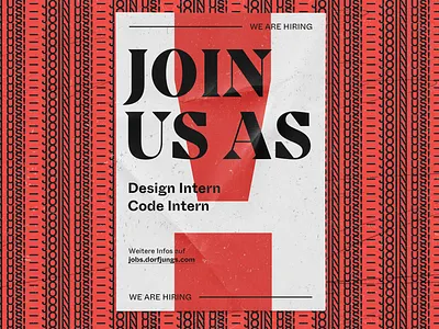 WE ARE HIRING - Poster art direction editorial grid hiring layout poster print type typography visual design