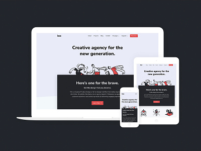 Leo - Digital Marketing Agency agency agency landing page agency website bootstrap bootstrap template bootstrap4 clean creative agency creative design digital marketing digital marketing agency illustration art marketing agency modern seo agency theme themesberg