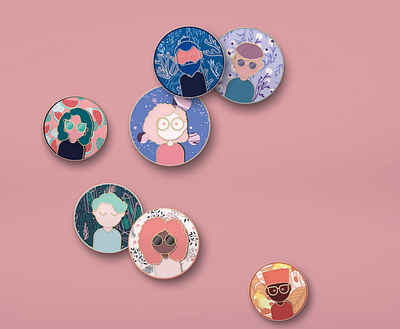 Homini | Character Ilustrations charcaters design enamel pins illustration