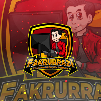 MASCOT LOGO FOR FAKRURRAZI adobe illustrator anime branding character character design design esport esportlogo gamer logo gaming gaming logo illustration illustrator logo logo design mascot design mascot logo stream vector