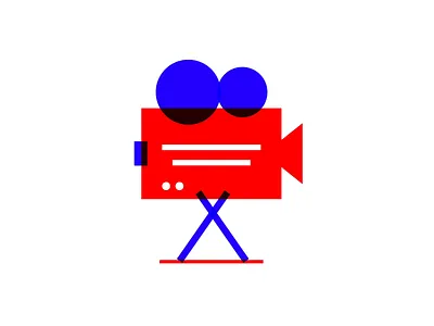 Video Camera Animation 60s animated animation camera film geometric motion graphics post modern video video camera