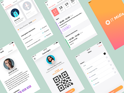 IT Fórum App app app design clean event minimalist ui ux