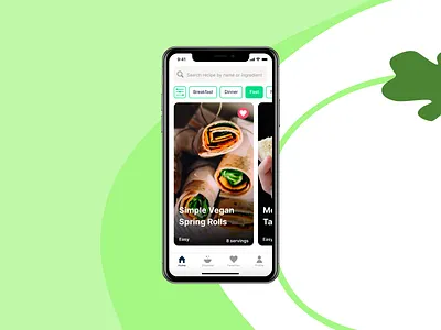 Recipeye - cooking concept app app app design concept design food ios mobile app ui ux