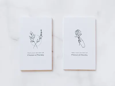 Thank you card / shop card businesscard graphicdesign illustration shopcard