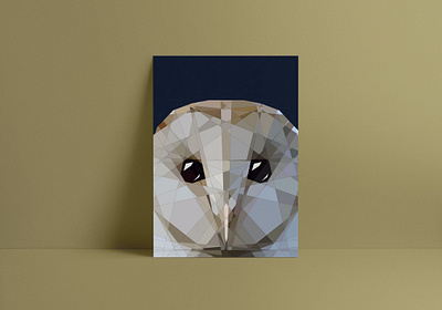 Barn Owl Print design graphic graphicdesign illustration print vector