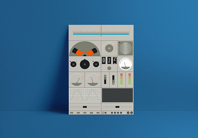 Control panel print brand design graphic graphicdesign illustration logo print ui