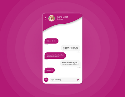 Direct Messaging - DailyUI #013 app daily ui dailyui design direct message figma message messaging mobile mobile app mobile ui mockup neumorphic neumorphism ui ux