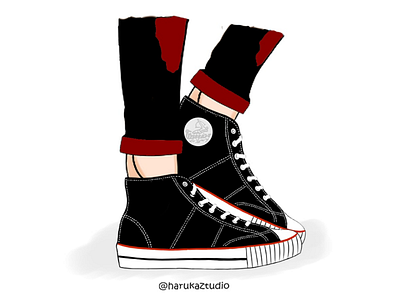 Warrior Sneakers branding illustration shoe shoes sneaker sneakerhead sneakers vector