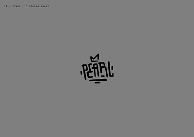 Pearl Logo badge branding custom graffiti label logo logotype mark type typography vector