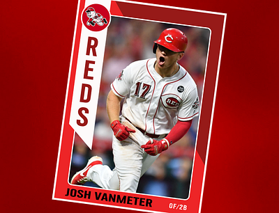 Custom Baseball Card 10 baseball baseball card baseball cards card cincinnati reds
