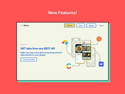 Real Data into your designs android bravo bravostudio designtool figmadesign ios launch madewithbravo mobile mockups native app product prototype ui ux