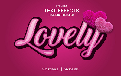 Lovely Text Effect Vectors, Set Elegant Pink purple Abstract val calligraphy decor fluorescent fonts happy letter lettering letters logotype love lovely mother days pink professional red type typographic unique valentines day vector