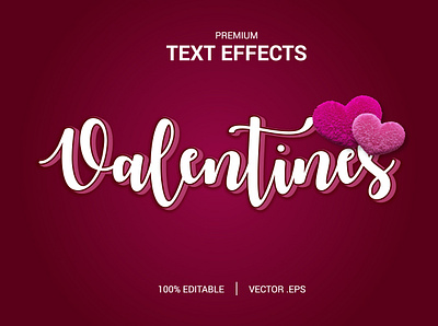 Valentine text effect vectors, set elegant pink purple abstract 3d font abc alphabet greeting happy headline letter letters love modern pink professional romance romantic typography valentine valentines day vector