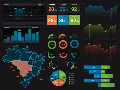 Bi- Dark Design bi creative dark design ui design