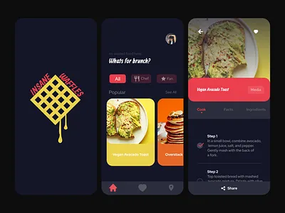 Food Service color design figma food icon logo minimal typography ui ux vector