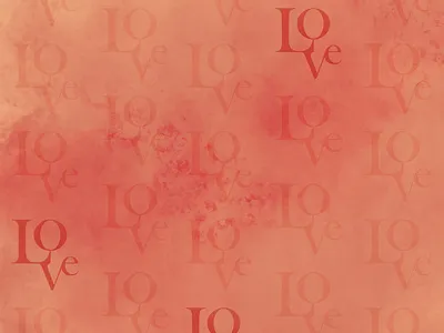 LOVE pattern design illustration typography