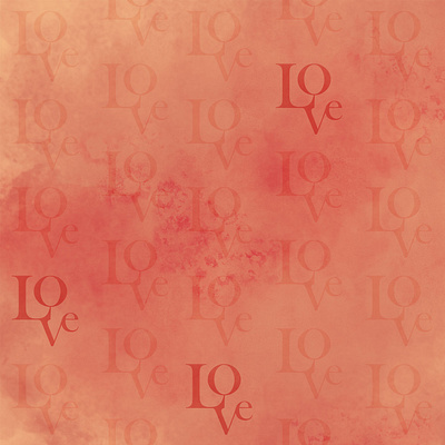 LOVE pattern design illustration typography