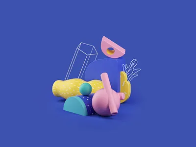 Fauna c4d cinema4d design editorial illustration