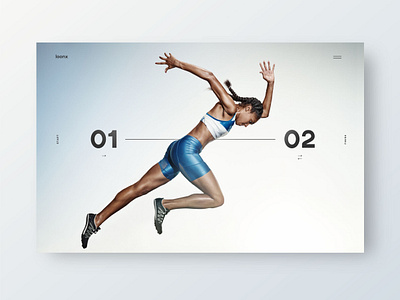 A little Loonx in your life apparel branding clean ecommerce fitness footwear health hero image layout logo marathon minimal modern runner simple typography ui ux web webdesign