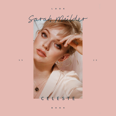 Jewelry Lookbook Cover Design branding cover cover design design editorial design layout layout design sans serif type typography