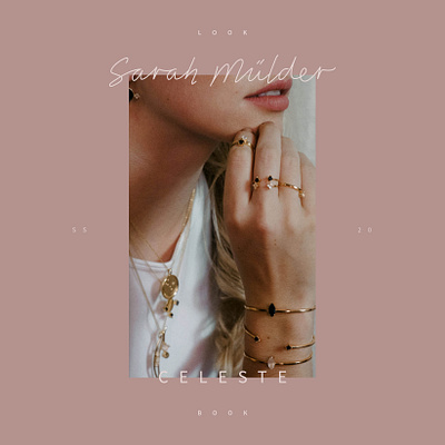 Jewelry Lookbook Cover Design branding cover cover design design editorial design jewelry designer layout layout design logo photography sans serif type typography