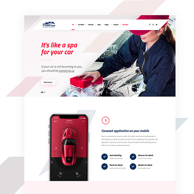 carwash car wash design theme ui ux web design web designer wordpress wordpress development wordpress theme