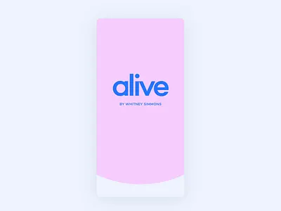 Alive App - Onboarding animation app fitness fitness app ios mobile motion onboard onboarding screen onboarding ui ui