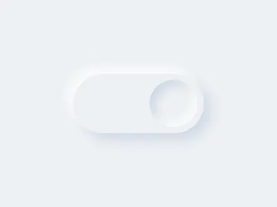 Neumorphism Toggle Lite 3d clay dailyui minimal soft switch toggle toggle switch ui