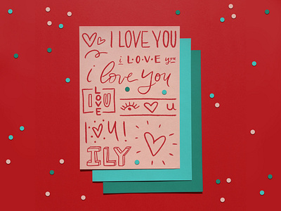 Love Papers drawing dribbble weekly warmup hand drawn type handdrawn handdrawntype lettering love lovely lovers type typography valentine valentines day weekly warmup