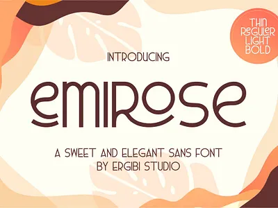 Emirose Font branding display font download font download fonts font font design fonts graphic design graphics lettering logo font logo fonts retro font retro fonts typeface typeface design typefaces typography vintage font vintage lettering