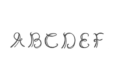 Gnarly Curvy handlettering letter lettering pencil sketch type typography