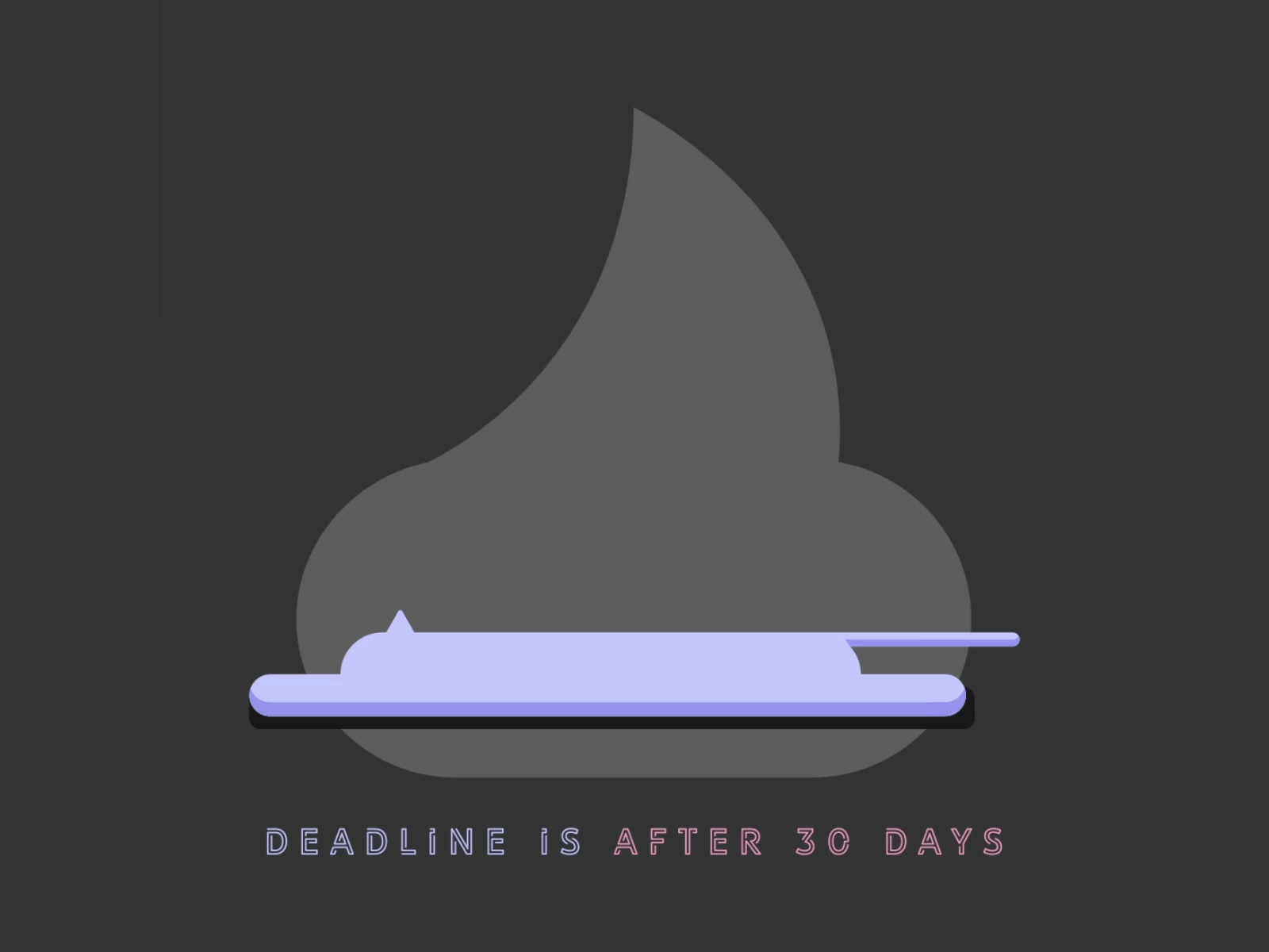 Example of Deadline is coming