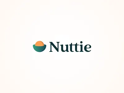 Logo concept for Nuttie, the allergy app allergy app branding design logo logo design nuts restaurant restaurant app typography ui ux