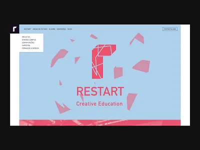 restart webdesign design homepage ui web webdesign