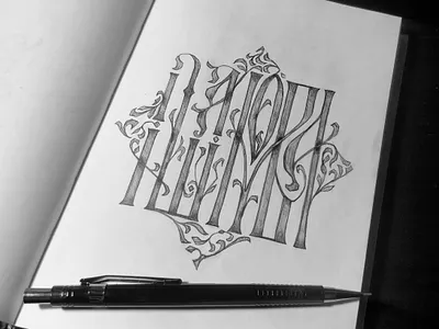 Another Language branding calligraphy callivember design handlettering lettering typography vyaz