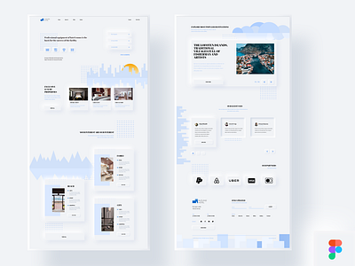 Hotel Landing Page dribbble figma hotel landingpage neumorphism ui uidesign ux webdesign website websites