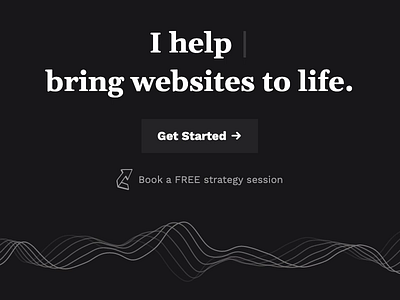 Personal Website Hero Animation above the fold animation generative hero javascript landing page p5.js ui ux vue.js web design