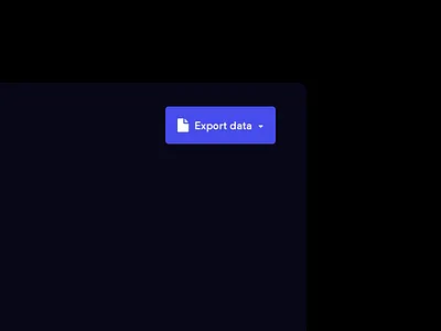 Select Export Format csv dark data design download dribbble dropdown export format select ui ux xls