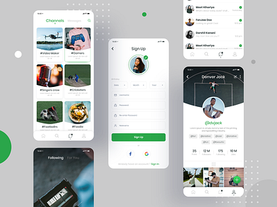 Demire me App UI/UX Design app channels clean ui design ios app messages minimal mobile app mobile ui modern photoshop profile trend2020 ui ux video