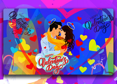 Happy valentines day digital digital art digital illustration digital painting drawing illustration art illustrator painting vector vector art