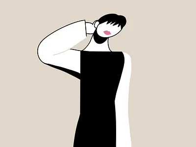 Fashionista / flat illustration flat design flat illustration flatdesign flatillustration illustration procreate