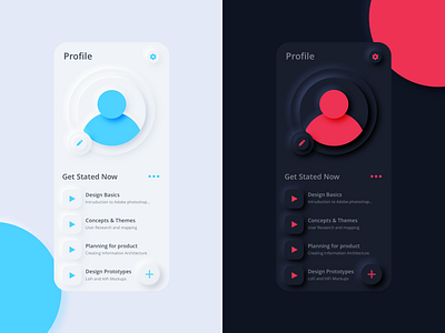 Light and Dark Theme of Neumorphic Design app clean colors dark mode design illustration interaction interface ios ios app mobile neumorphic neumorphism realism sarvottam skeumorphic soft ui ui ui design uiux