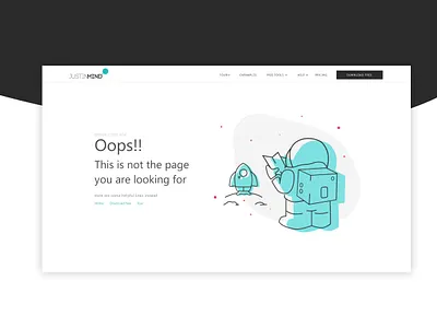 404 error page dailyui ui