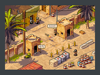 PUBG: Karakin game illustration isometric pixel pixelart pubg