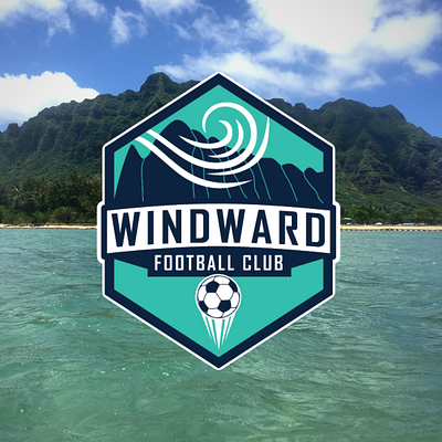 Windward Football Club graphic design logo soccer