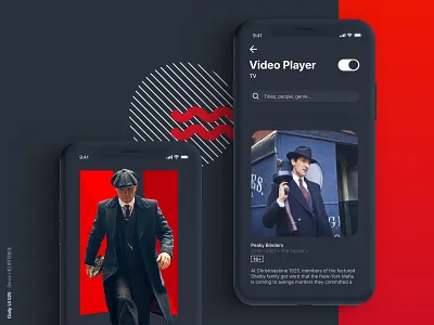 Daily UI 025 - Tv App daily 100 challenge dailyui dailyui025 dailyuichallenge design netflix peaky blinders red tv app ui uidesign uiux userinterface uxdesign videoplayer webdesigner
