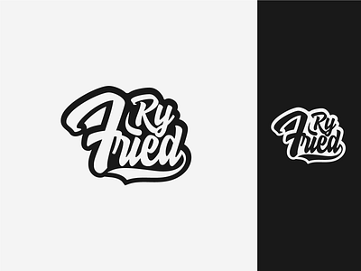 Fried Ry art brand branding clean design flat graphic graphic design identity ilustration lettering logo typogaphy vector