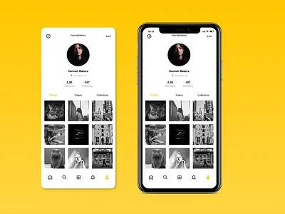 User Profile - Daily UI 006 dailyui mobile app design mobile ui typography ui ui design