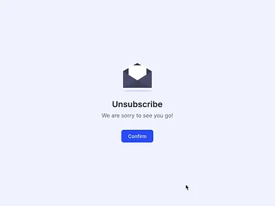 Unsubscribe Game animation codepen css fun game gamification interface micro interaction motion newsletter ui unsubscribe ux