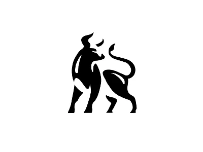 LOGO - TAURUS - BULL animal black bull design icon illustration logo mark symbol taurus ui